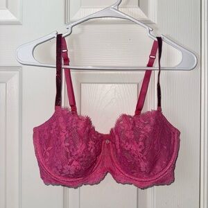 Victoria's Secret Lace Bra - Fuchsia